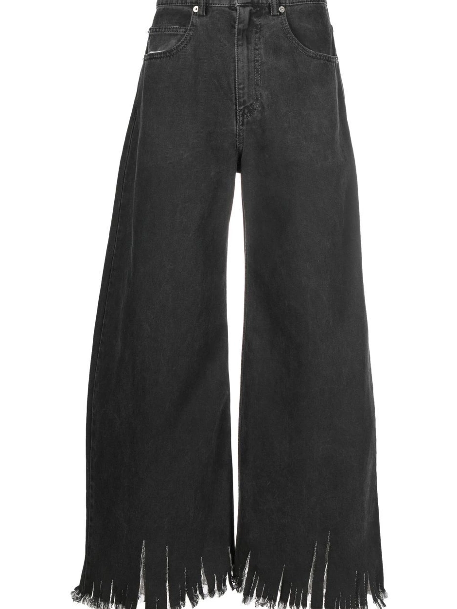 leg wide fringed jeans Alanui Women 0819